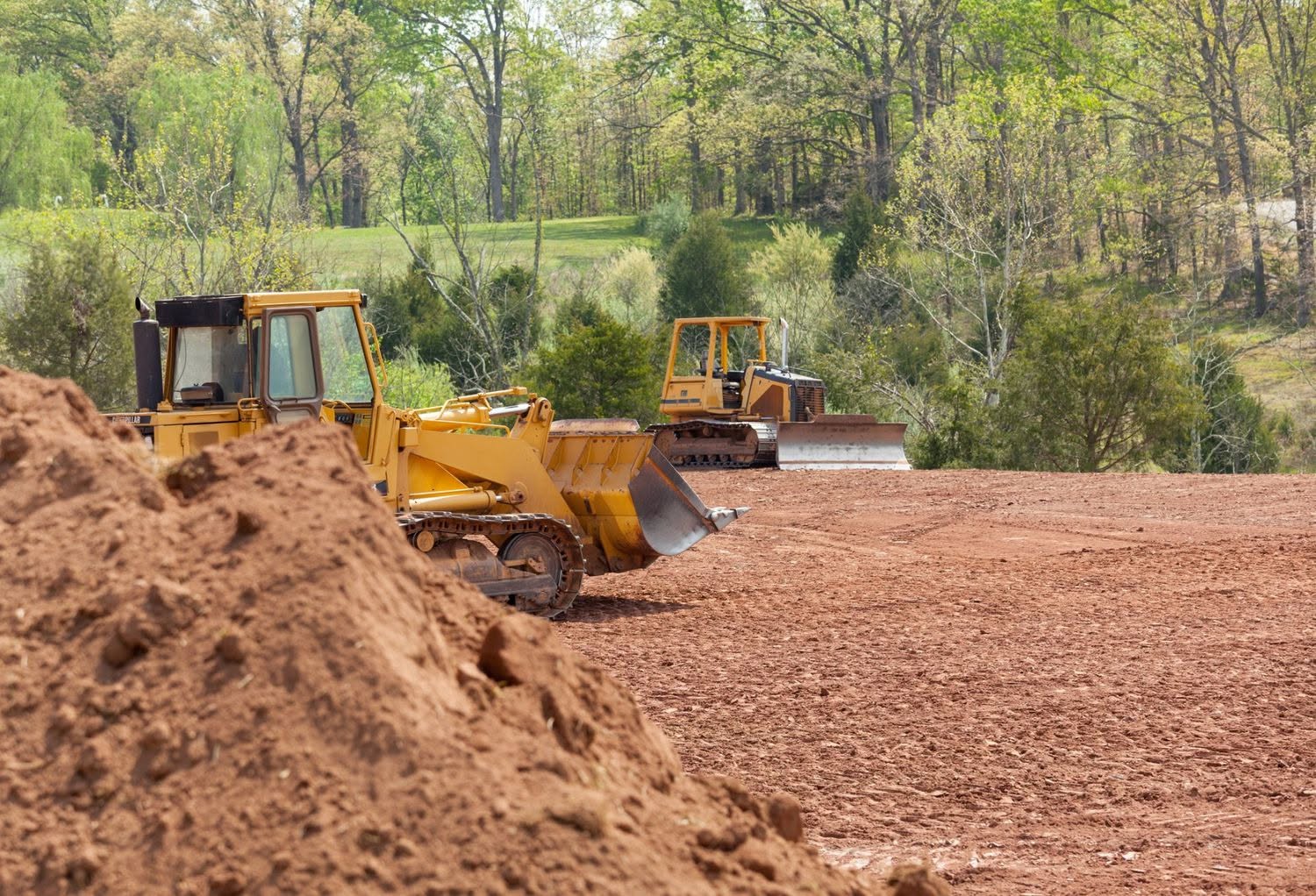 First Call Land Works crew on a job site in Cookeville Tennessee